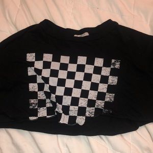 Urban Outfitters Checkered Crop Top